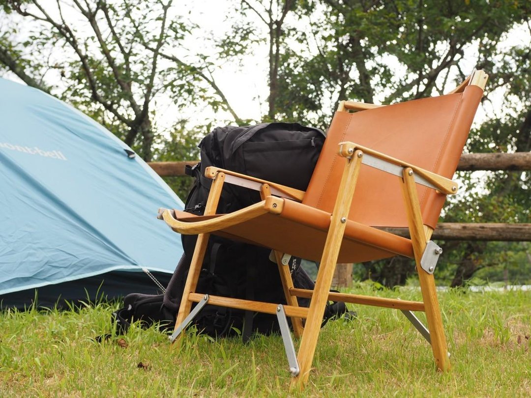 Wide Kermit Chair / Replacement Leather Fabric Camel CAMP - 其他家具 - 真皮 橘色