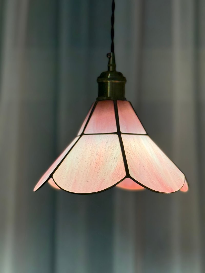 彩色玻璃-镶崁玻璃手作体验课-六角花瓣吊灯 - 陶艺 - 玻璃 