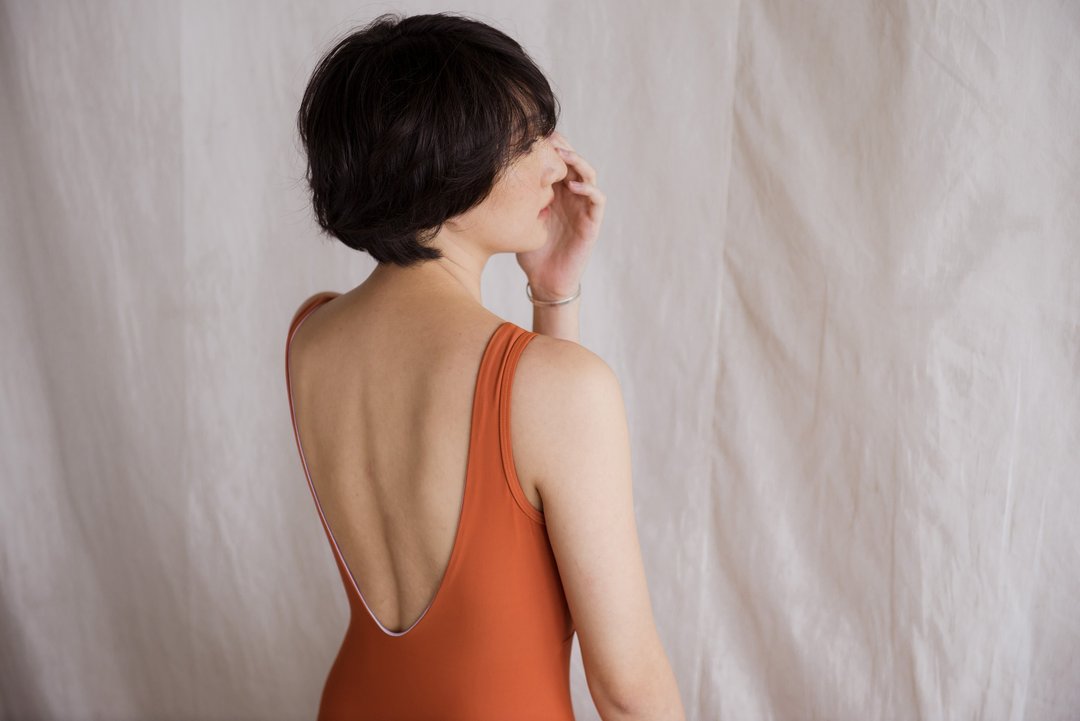 Autumn Orange LIMITED EDITION - LILLY-V - (Size L) / Swimwear - 女装泳衣/比基尼 - 其他材质 橘色