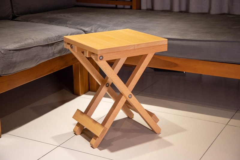 【非木不可】折叠大板凳 - 椅子/沙发 - 木头 咖啡色