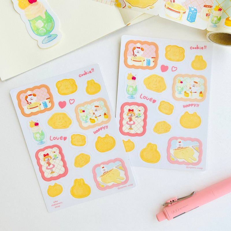 甜点师傅贴纸组 - 贴纸 - 塑料 