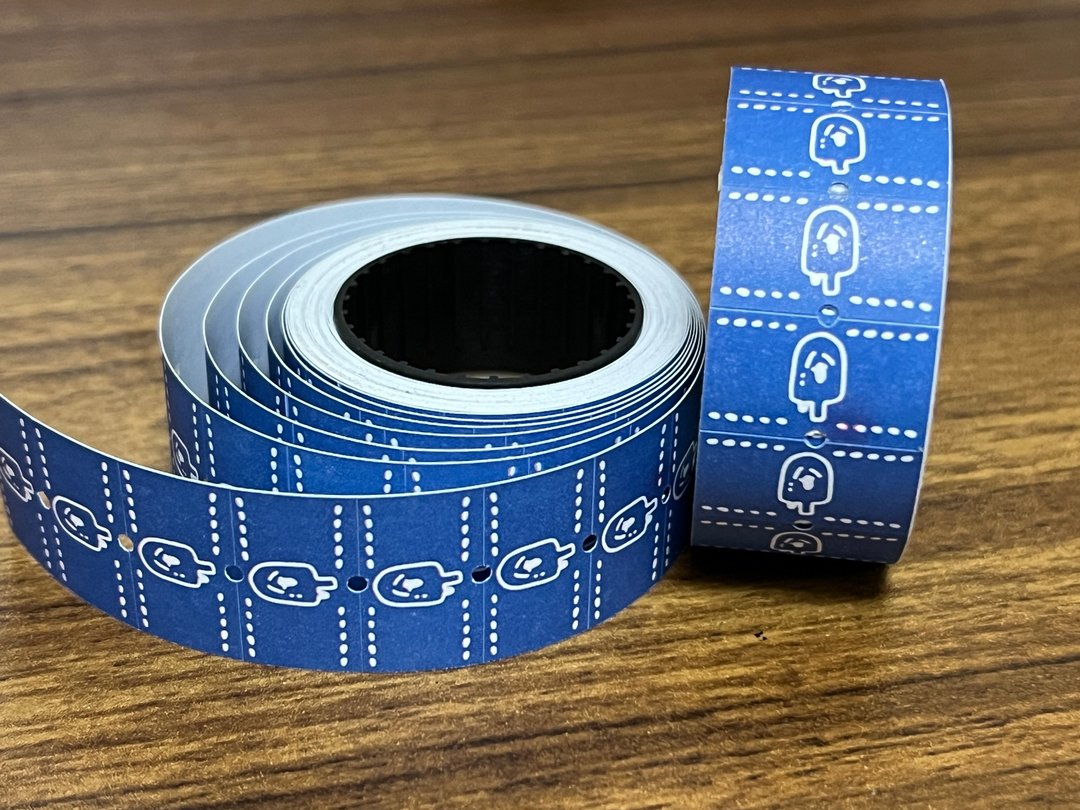 哭泣冰淇淋 标签贴纸 - 贴纸 - 纸 