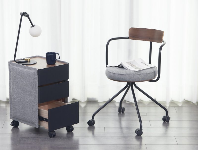 camino BUENA 极简羊毛毡书桌椅 办公椅 工作椅 滚轮椅 居家上班 - 其他家具 - 其他材质 多色
