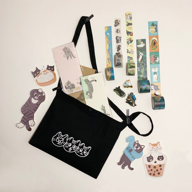 三猫 猫之日 福袋逗阵俱乐部 文具杂货系列 - 纸胶带 - 纸 