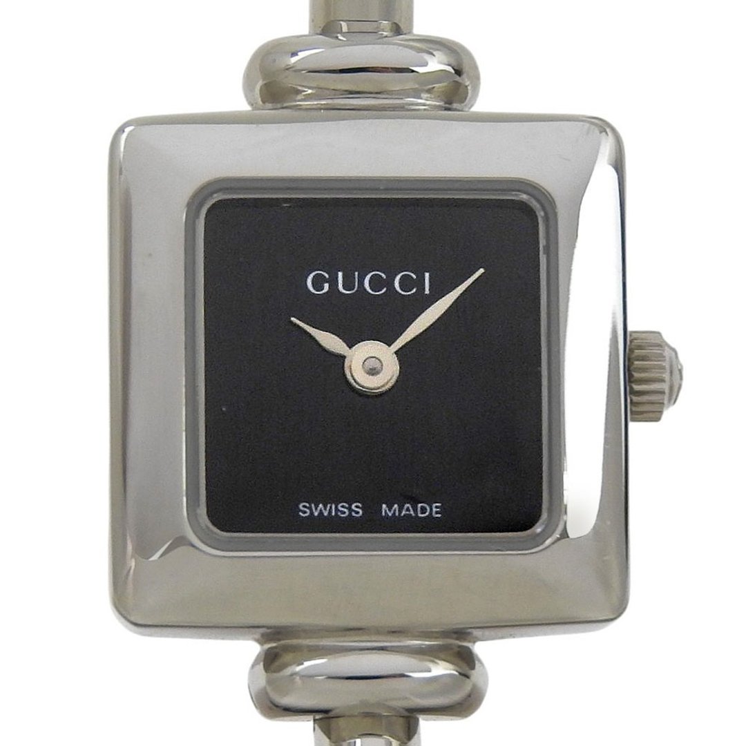 【日本直送】Gucci GUCCI 手表 1900L 不锈钢 石英 指针式显示 黑色表盘 женский【二手】 - 女表 - 不锈钢 黑色