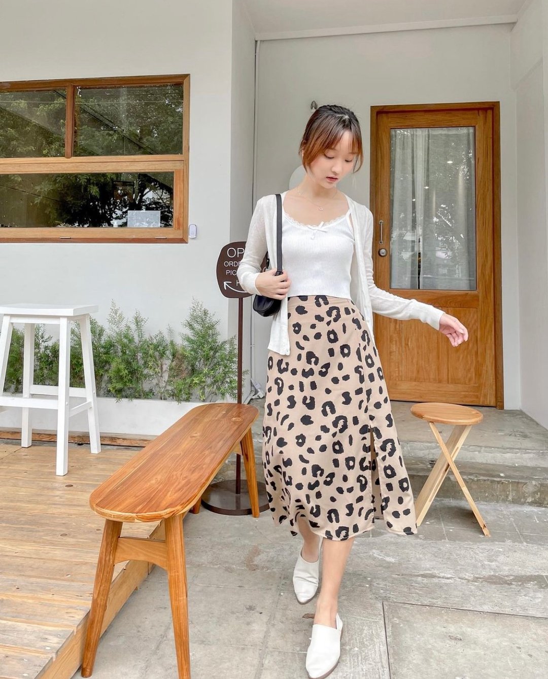 Muffin Skirt : Banoffee - 裙子 - 丝．绢 卡其色