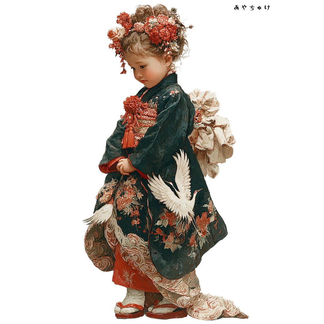 【12月新品4】07-114-0238 人物贴纸 和服复古 - 贴纸 - 纸 