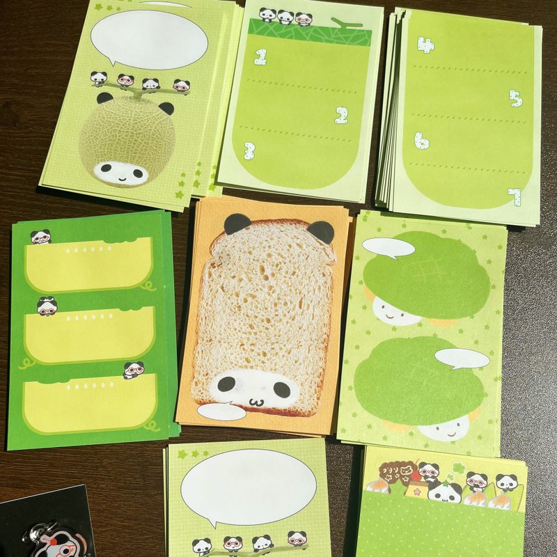 【蜜瓜主题】m5内页便签/素材拼贴无粘性手帐 - 笔记本/手帐 - 纸 多色