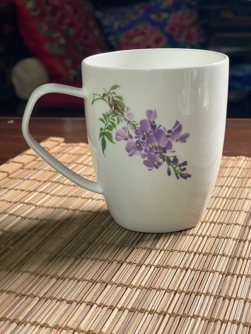 紫藤 马克杯 - 咖啡杯/马克杯 - 瓷 白色