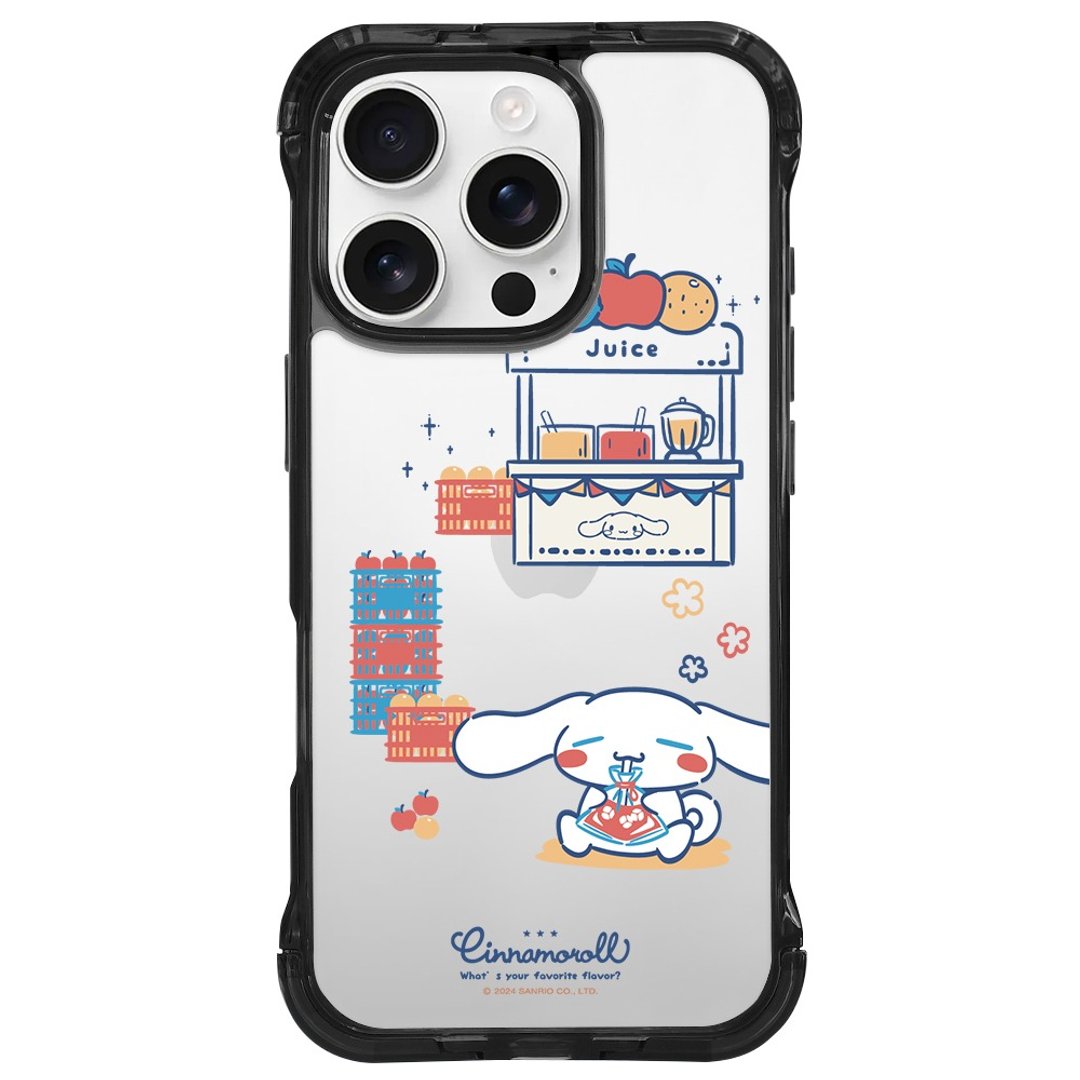 大耳狗 清凉水果摊 标准透黑支架手机壳 iPhone 16 15 14 Pro Max - 手机壳/手机套 - 其他材质 黑色