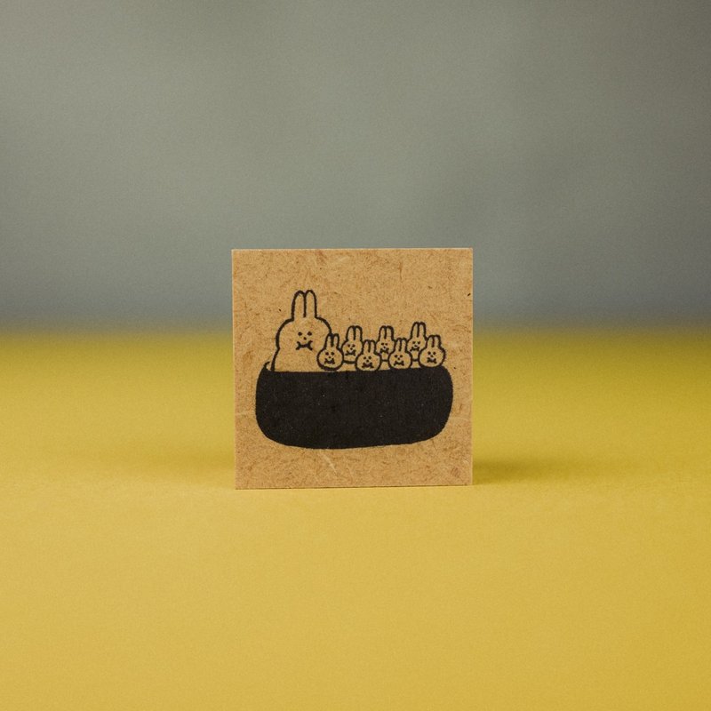 印章 军舰鲑鱼卵 - 印章/印台 - 木头 