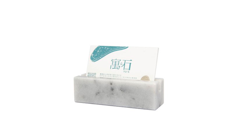 大理石名片座 | 升迁礼、开典礼、开业礼、台湾特色 - 名片架/名片座 - 石头 灰色