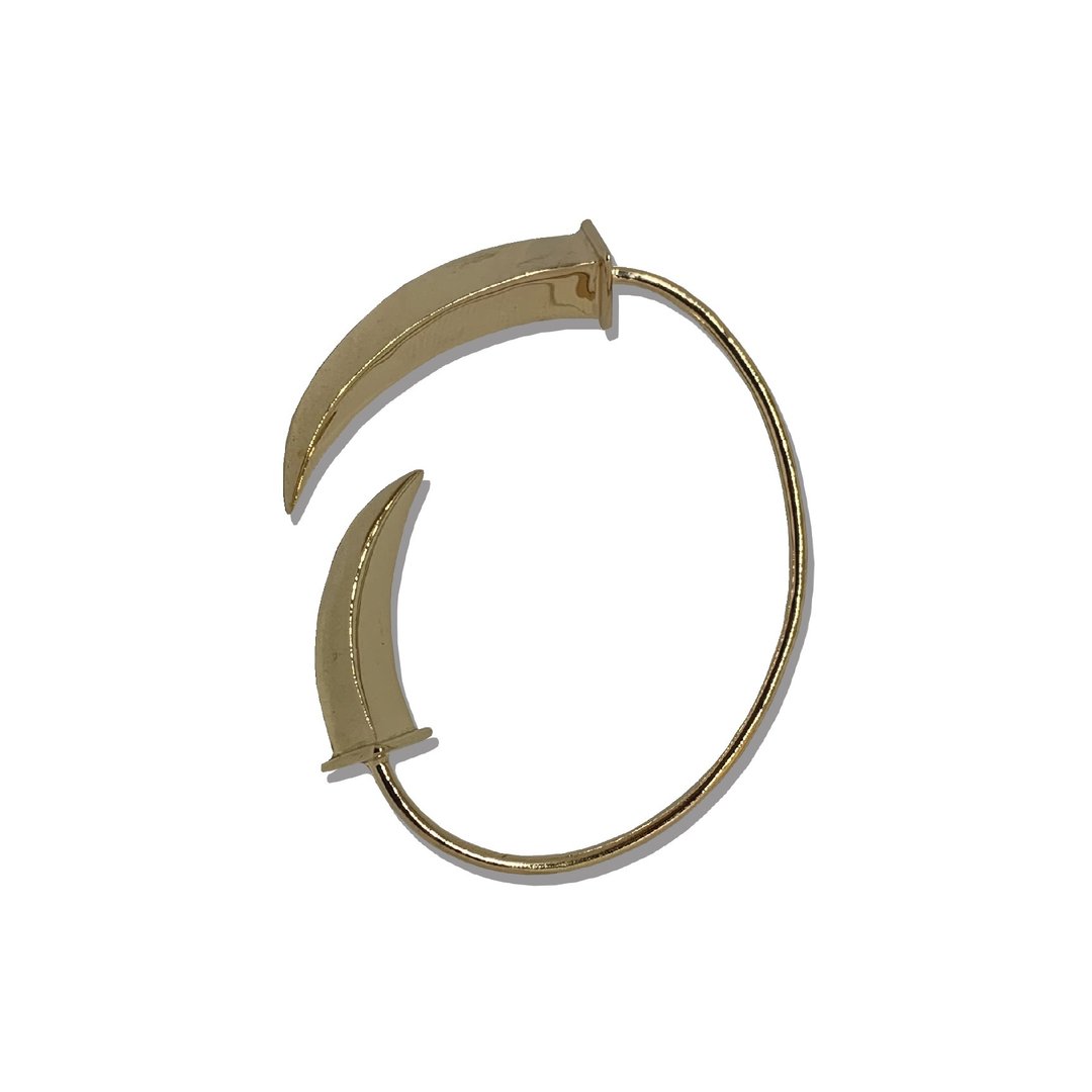 Phi-Ta-Khon : Ear cuff - 耳环/耳夹 - 纯银 粉红色