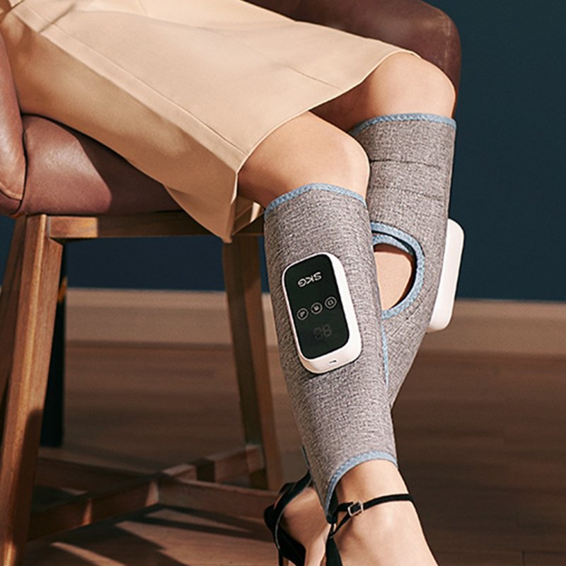 【免运】腿部按摩仪气囊按摩无线智能屏按摩仪SKG-BM3父親節禮物 - 数码小物 - 其他材质 灰色