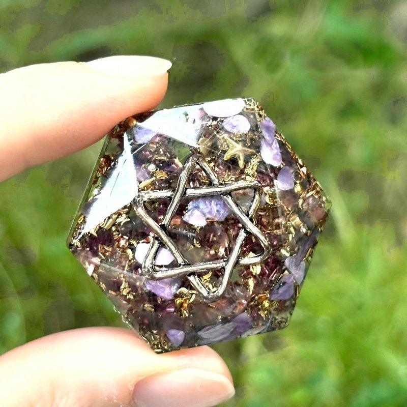 大卫星奥刚随身盘 | 紫龙晶 紫水晶 | 附绒袋 - 其他 - 水晶 紫色
