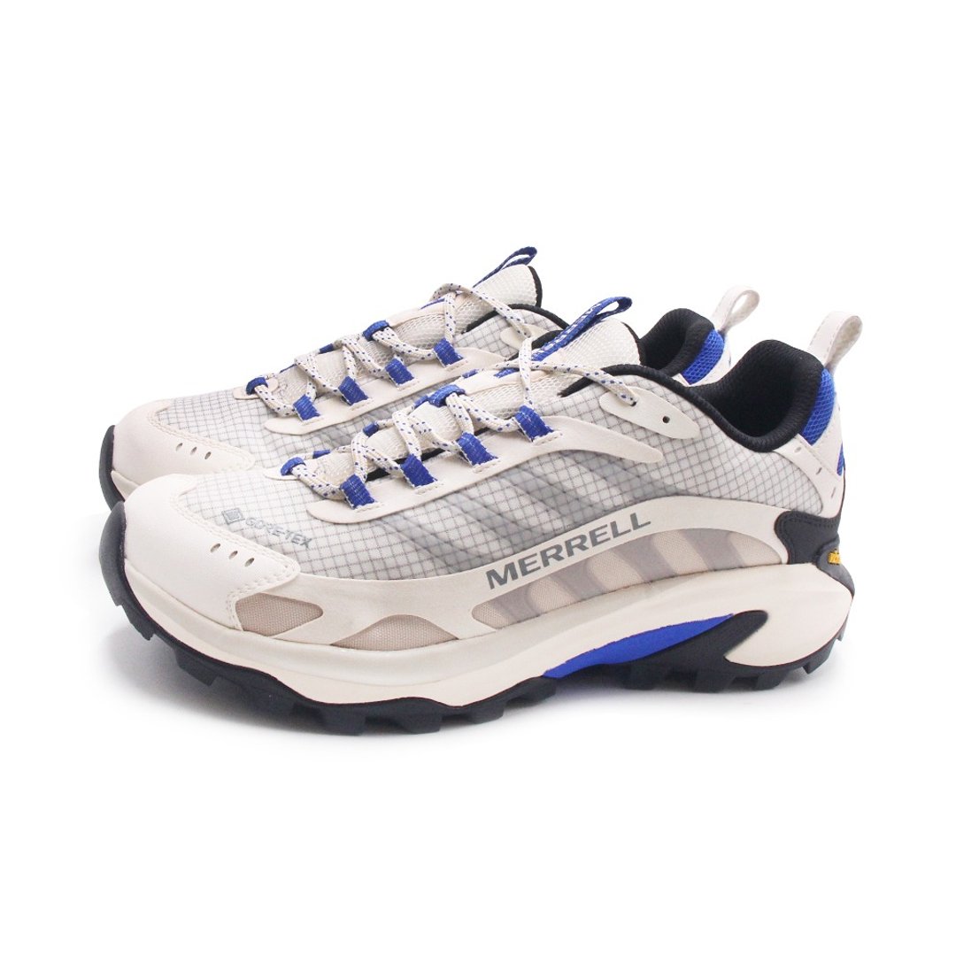 MERRELL MOAB SPEED 2 GORE-TEX抗撕裂防水登山健行鞋 男鞋-白蓝 - 男款运动鞋/球鞋 - 防水材质 