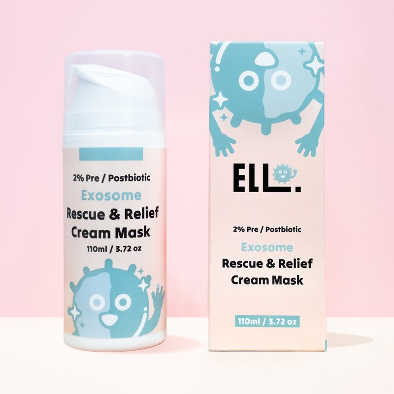 ELLO 植物外泌体高效修复舒缓面膜泥 Exosome 110ml 益生菌 泥膜 - 面膜/冻膜 - 浓缩/萃取物 蓝色