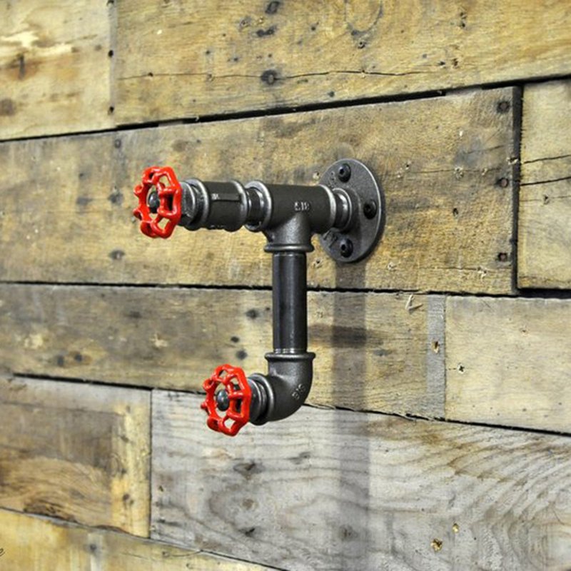 工业风创意品挂钩衣帽钩钥匙挂钩 - 衣架/挂勾 - 其他金属 灰色