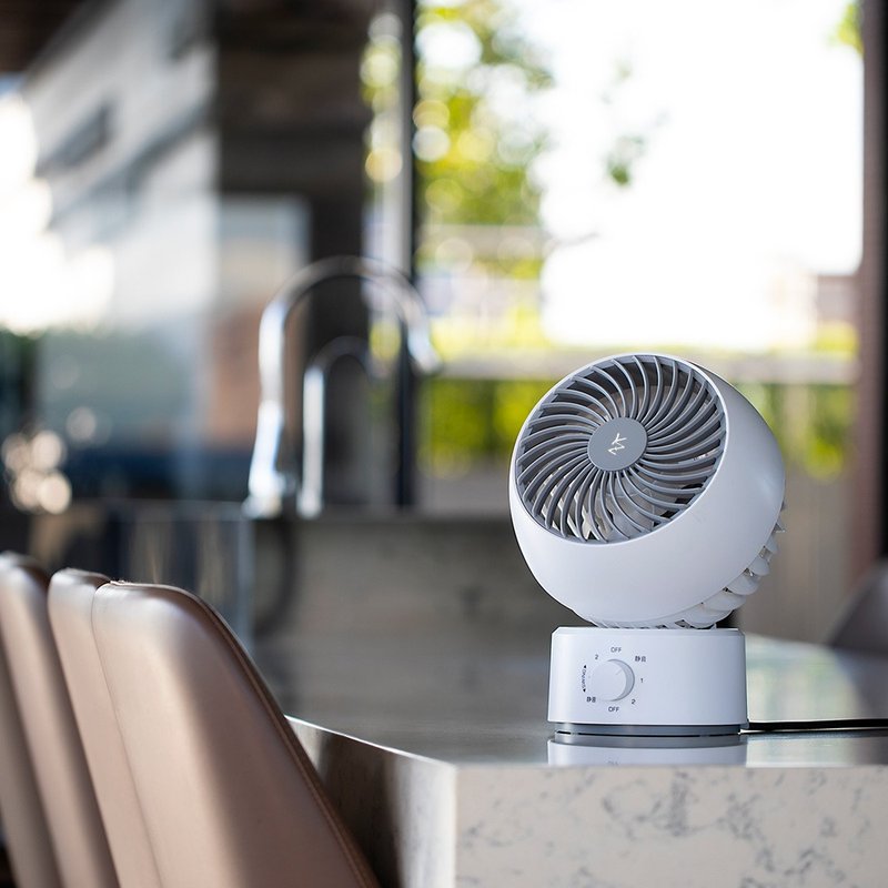 YAMAZEN 山善 6寸静音循环扇 YAS-KW15TW - 电扇 - 塑料 白色