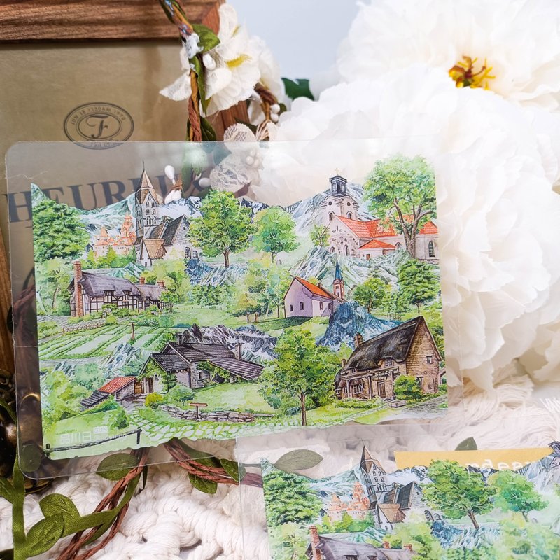 PS218_歐式鄉村/ 晶透書寫墊 - 其他 - 塑料 多色