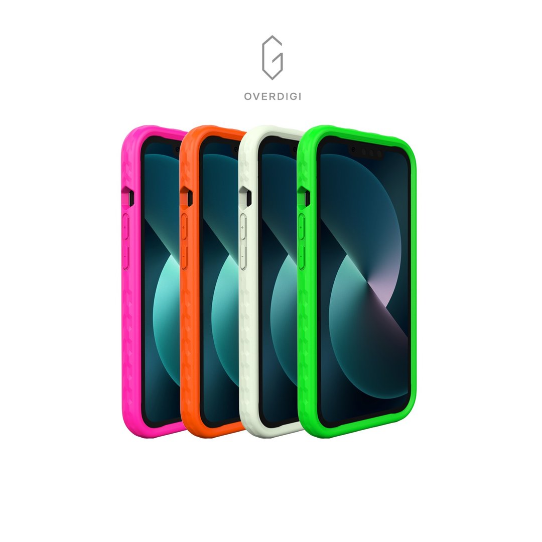 OVERDIGI iPhone13系列 OC CyberPunk 钻石框防摔边框 - 手机壳/手机套 - 硅胶 多色