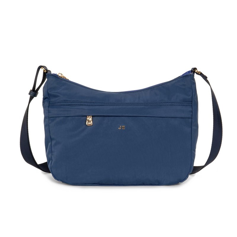 侧背包 柔光防泼水斜背包-7003-2-多色任选 - 侧背包/斜挎包 - 尼龙 蓝色