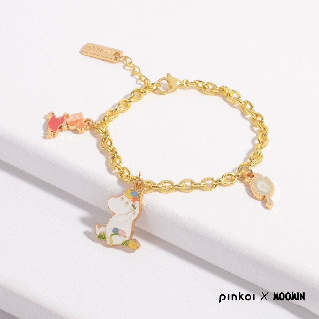 【Pinkoi x Moomin】友谊手链 / 歌妮与小美 - 香薰/精油/线香 - 纸 