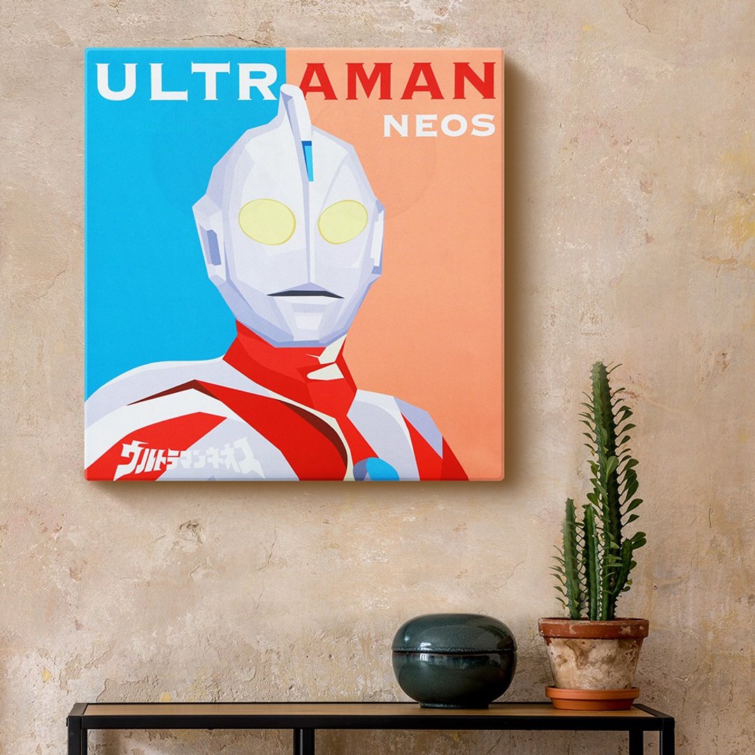 【日本 VisualSonic】蓝牙画布音箱 联名款 - Ultraman Neos - 扩音器/喇叭 - 木头 多色