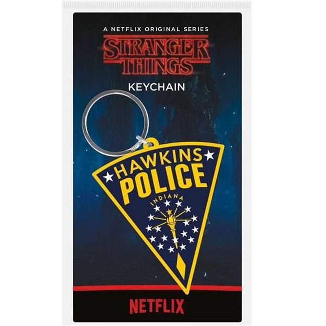 【怪奇物语】Stranger Things 霍金斯警徽钥匙圈 - 钥匙链/钥匙包 - 其他材质 多色
