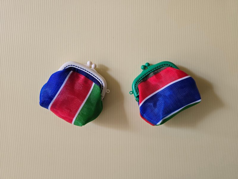 订制款_蓝色系列_小巧口金包 - 皮夹/钱包 - 塑料 红色