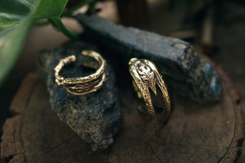 调音叉校准戒指 - 戒指 - 其他金属 金色