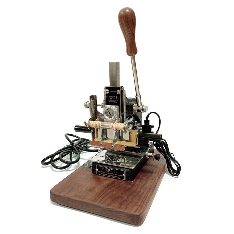 烫金机L06 - 复古风格和手动操作 | L'oeil - 印章/印台 - 其他金属 黑色