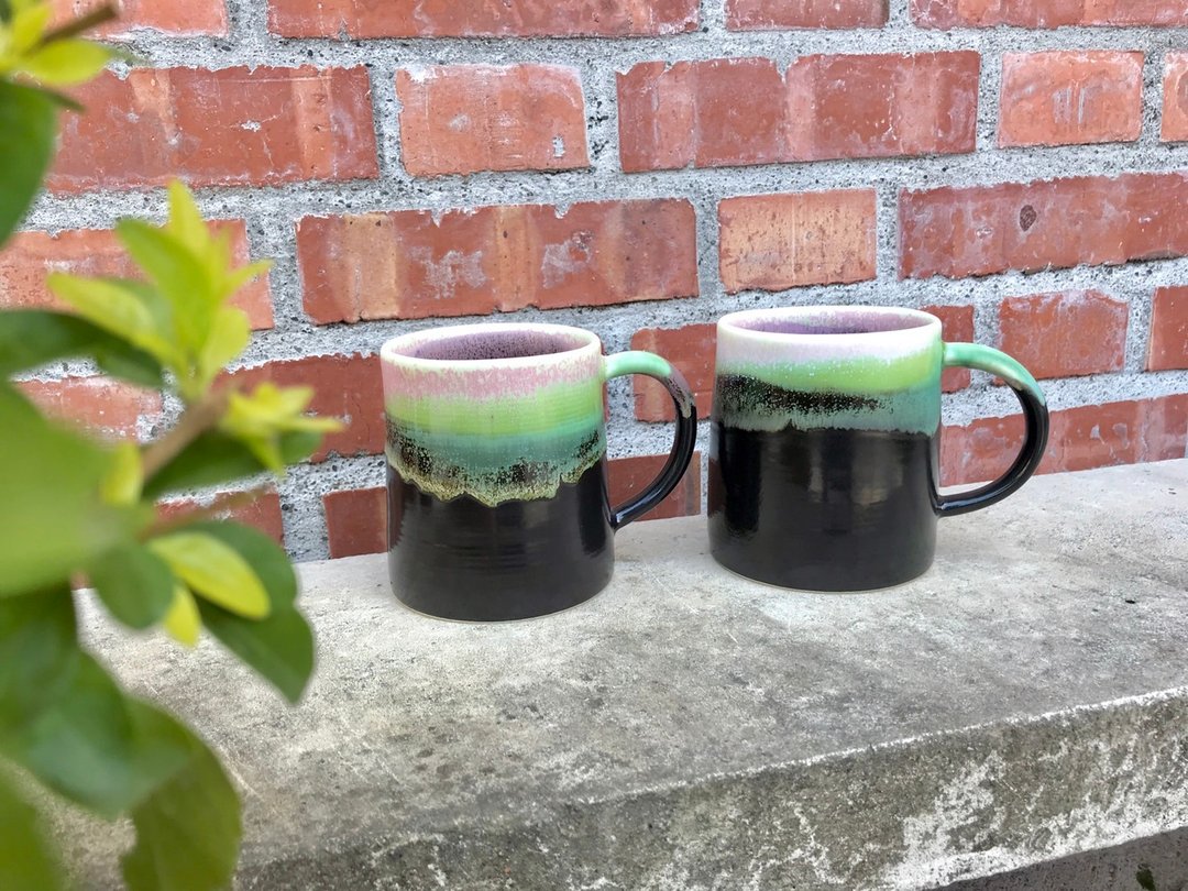 春山 手拉坯马克杯对杯 400cc 2 - 其他杯子 - 瓷 多色