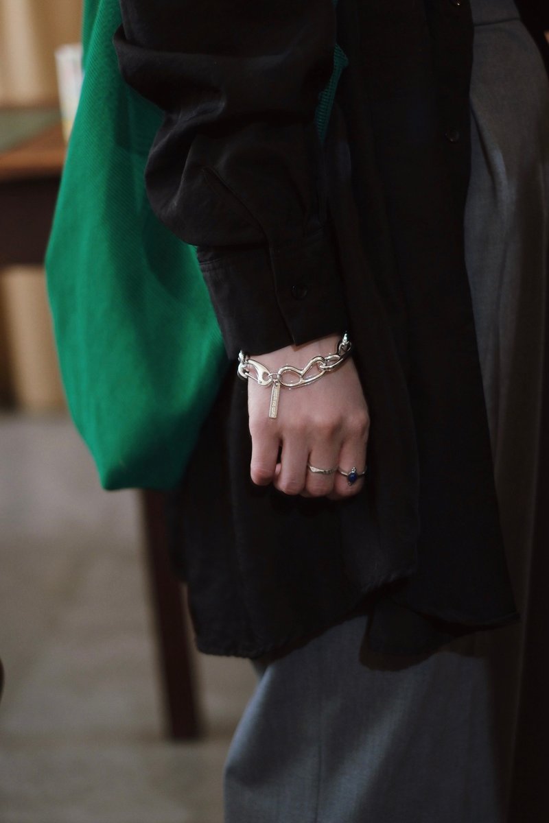 日本纯银手链Nothing And Others S925 Bracelet/银饰 - 手链/手环 - 银 多色