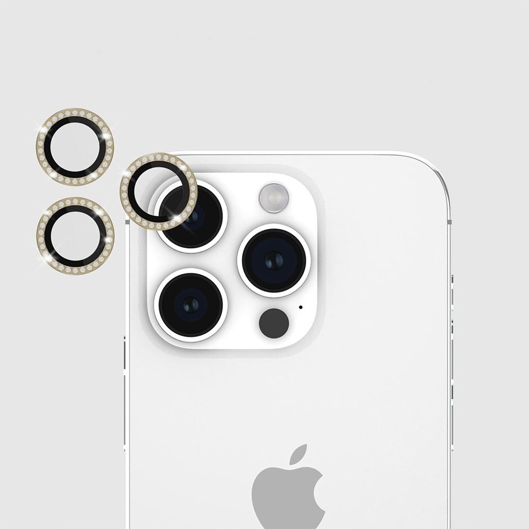 【kate spade】iPhone 15 Pro / iPhone 15 Pro Max 镜头晶钻贴 - 平板/电脑保护壳 - 玻璃 透明