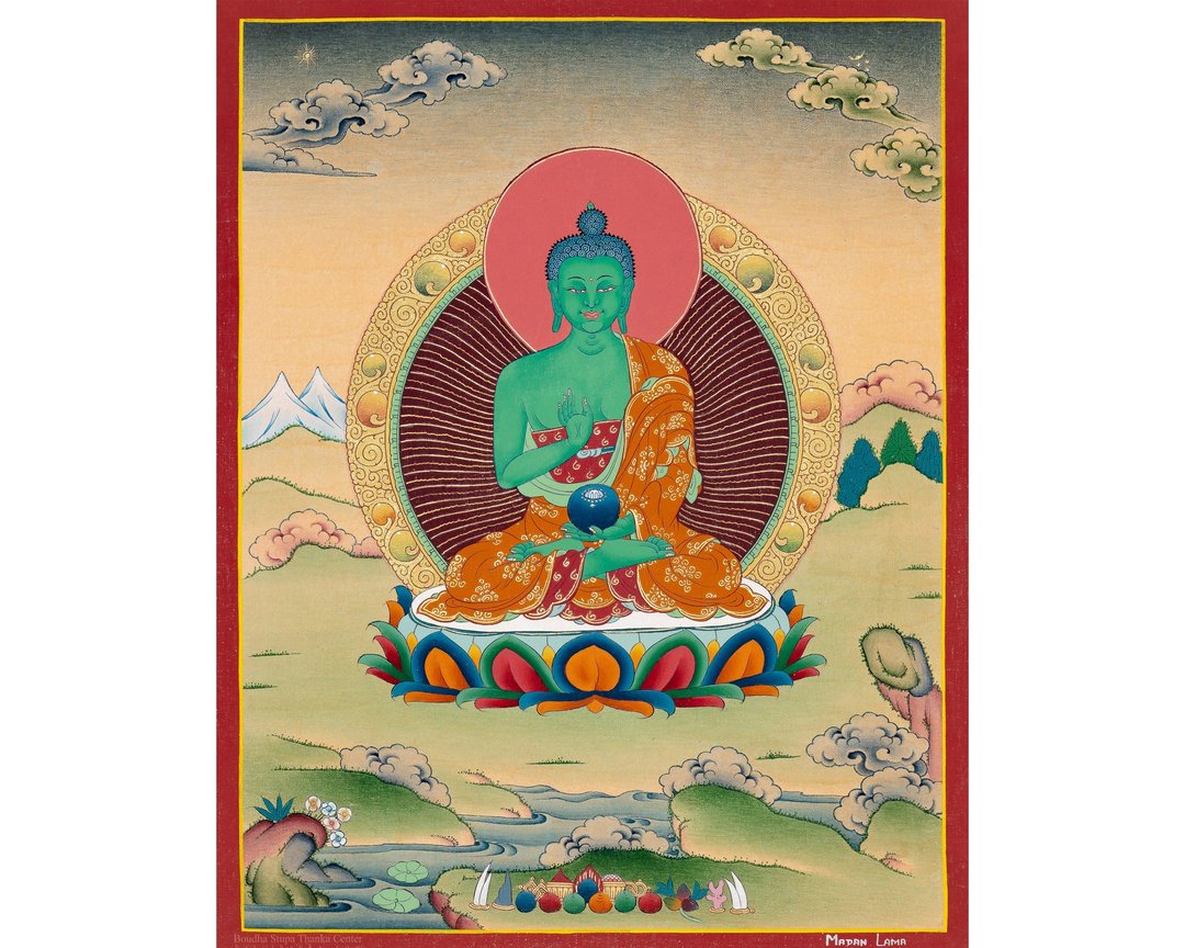 藏传不空成就佛唐卡画 - 墙贴/壁贴 - 其他材质 多色