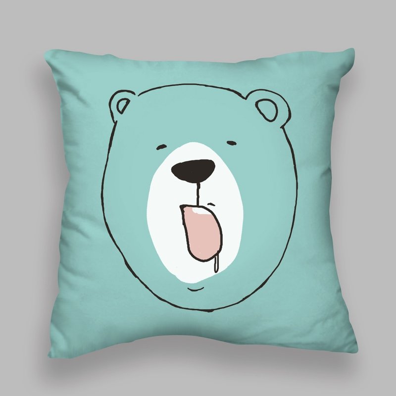 心情动物园 / 熊呵呵抱枕/枕头/靠垫/交换礼物 - 枕头/抱枕 - 棉．麻 绿色