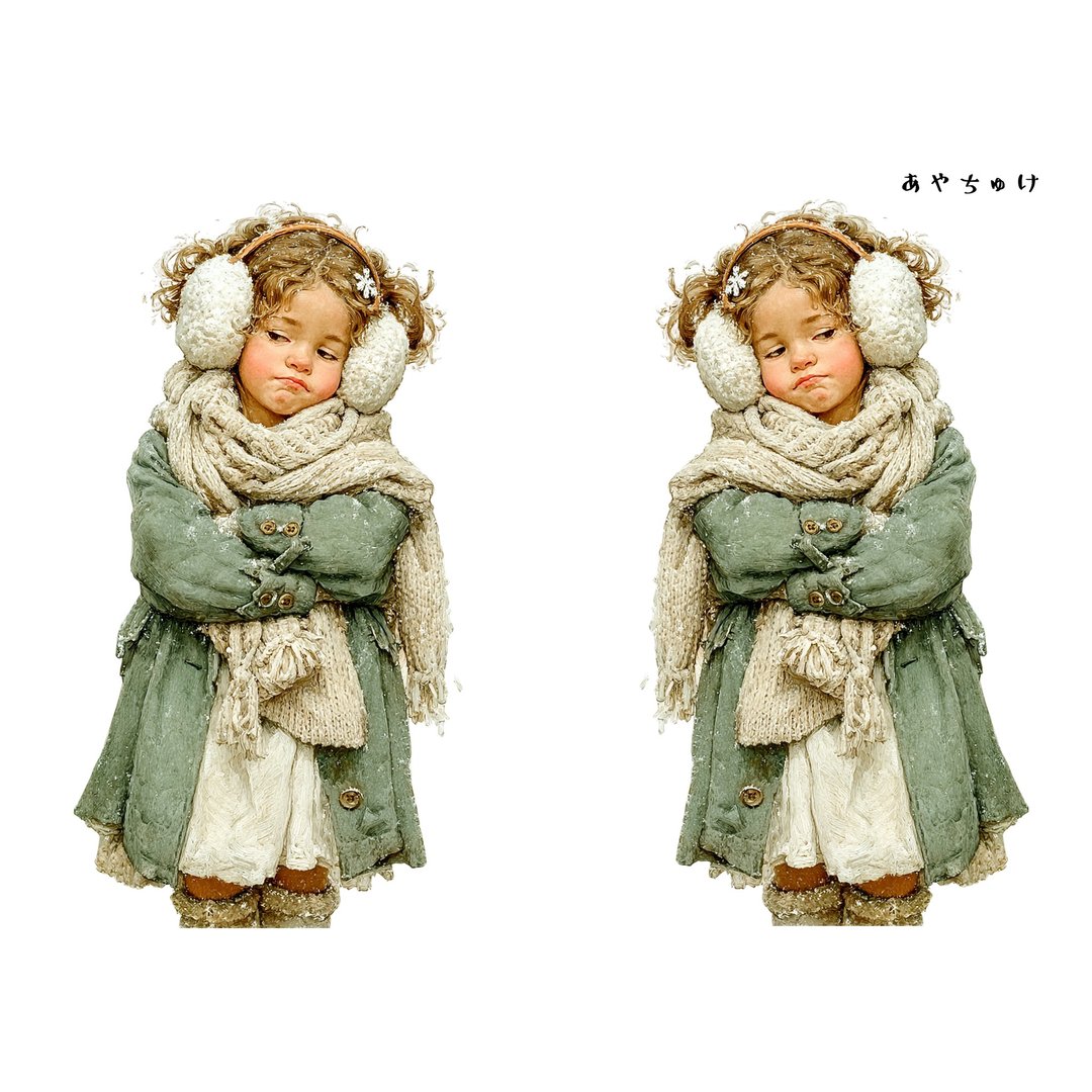 【11月新品2】08-108-0097 人物贴纸 圣诞复古风 - 贴纸 - 纸 