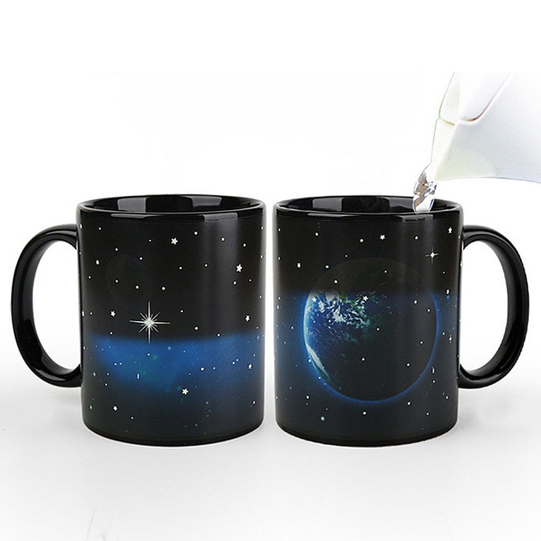 星空地球感温变色杯 - 咖啡杯/马克杯 - 瓷 