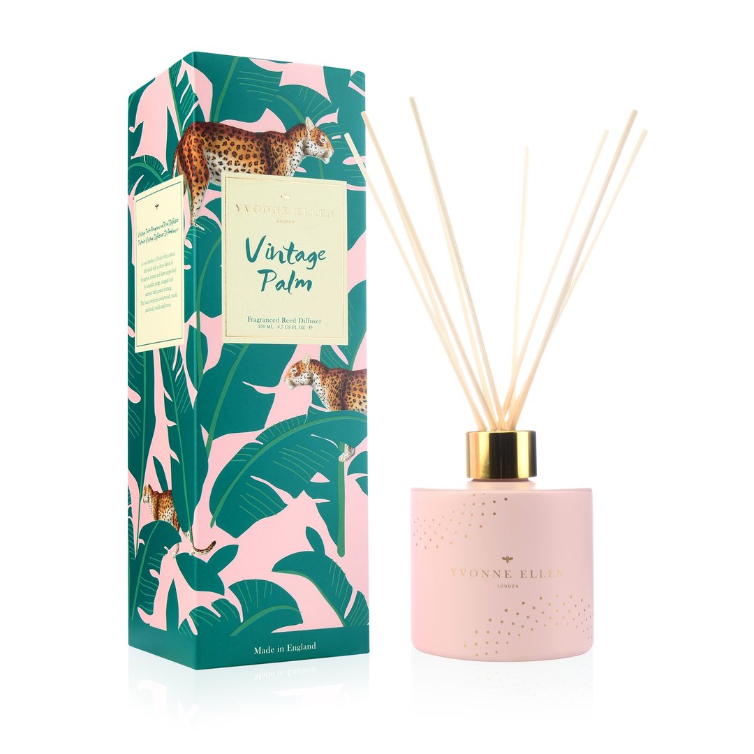 【Portmeirion】Yvonne Ellen | 动物飨宴 200ml 扩香礼盒 猎豹 - 香薰/精油/线香 - 精油 粉红色