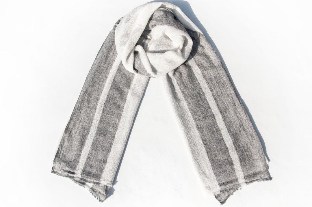 喀什米尔Cashmere 针织围巾 纯羊毛围巾 手织围巾 编织围巾-北欧 - 围巾/披肩 - 羊毛 多色