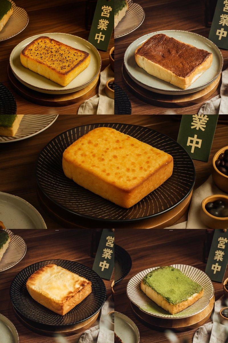 【熟成 炽咖啡】综合厚片吐司组合 可自行混搭 / 5入 - 面包/吐司 - 新鲜食材 多色