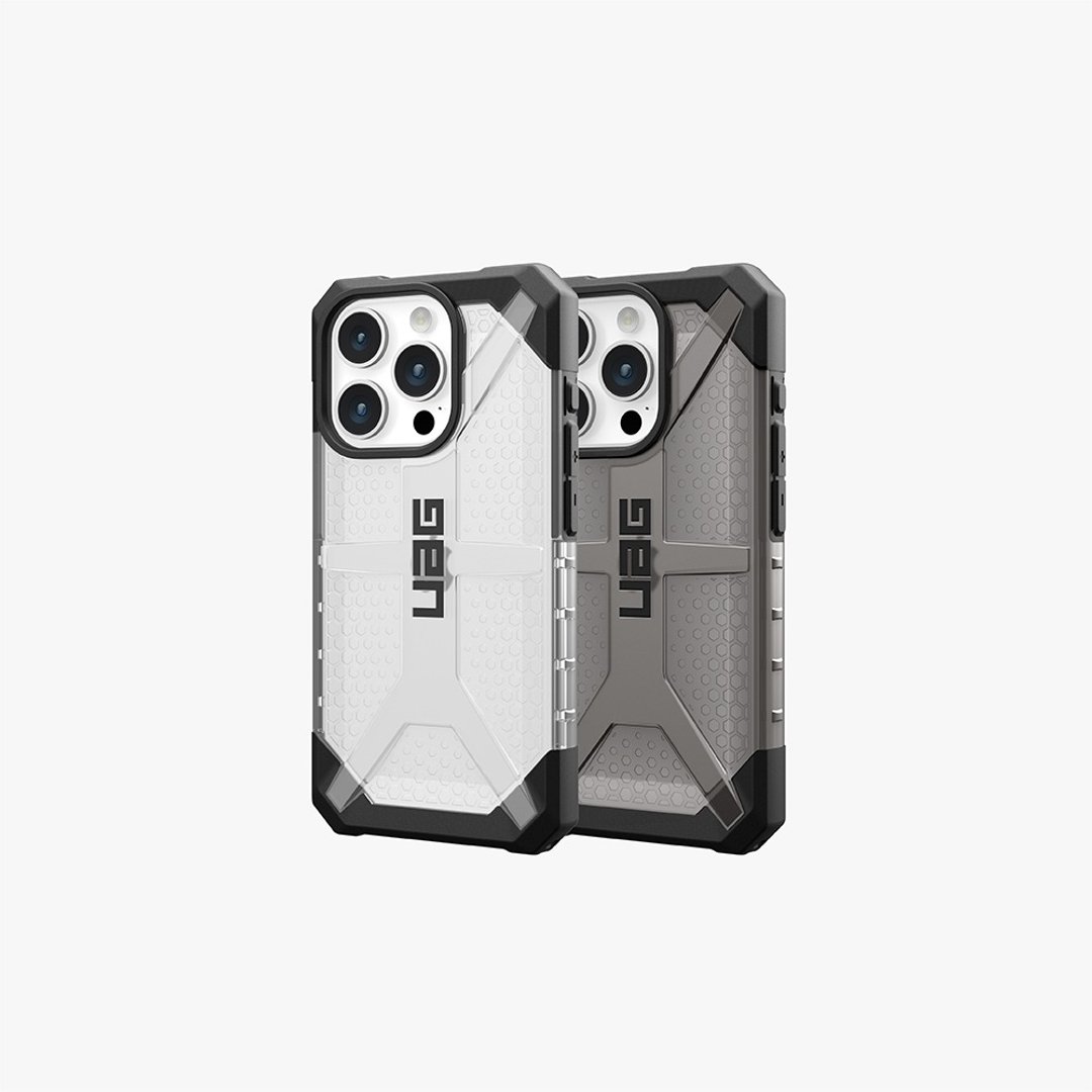 UAG iPhone 15 系列 (适用6.1/6.7寸) 耐冲击保护壳-透色款 - 手机壳/手机套 - 聚酯纤维 白色