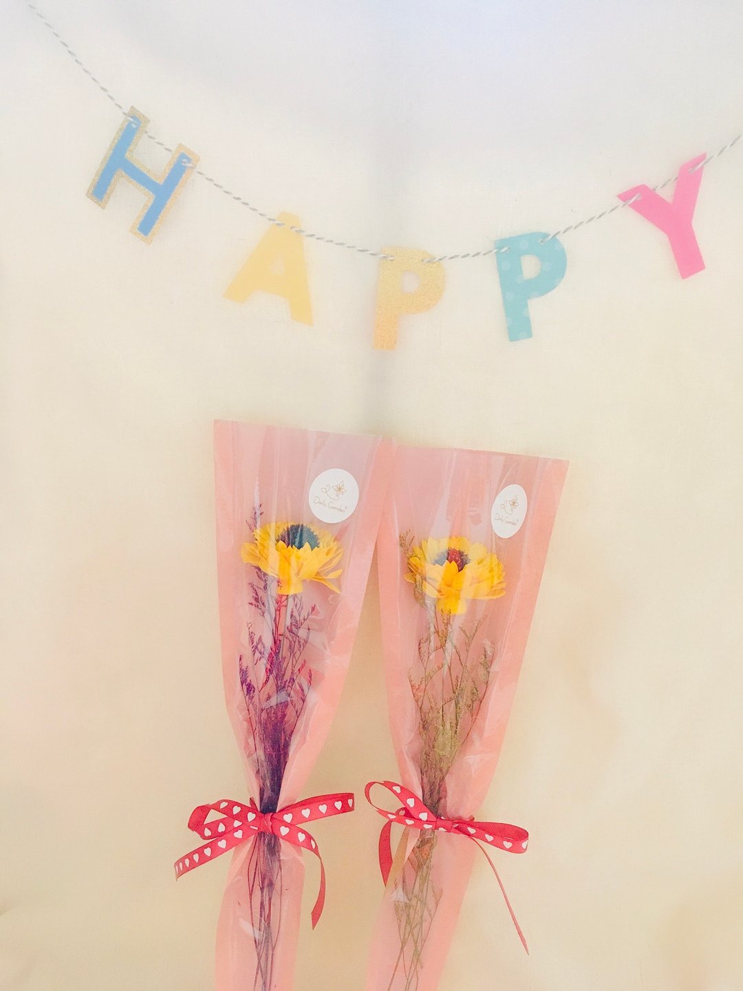 Happy Day 索拉向日葵轻花束/花礼/毕业花束/日日都是向阳的美好 - 干燥花/捧花 - 植物．花 