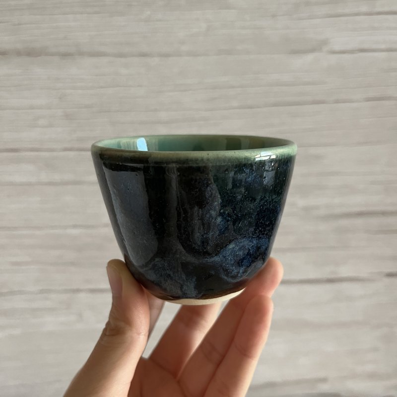 海底星空。手工陶瓷花盆 花器 陶艺 盆栽 陶盆 陶器 新年礼物 - 植栽/盆栽 - 陶 蓝色