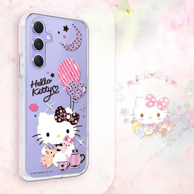 Samsung Galaxy A55/A54/A53/A35 轻薄军规防摔水晶壳-凯蒂夜未眠 - 手机壳/手机套 - 其他材质 多色