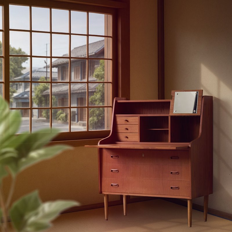 大正唯美 原木多功能边柜/书桌  职人手作 323RS 订制 欢迎查询 - 衣柜/鞋柜 - 木头 咖啡色