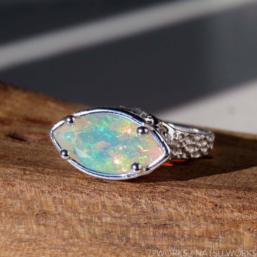 Ethiopian Opal Ring - 戒指 - 宝石 多色