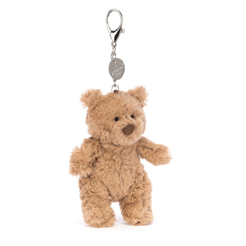 Bartholomew Bear 熊麻吉 巴赛罗熊 笨笨熊 大头熊仔吊饰钥匙圈 - 吊饰 - 聚酯纤维 咖啡色