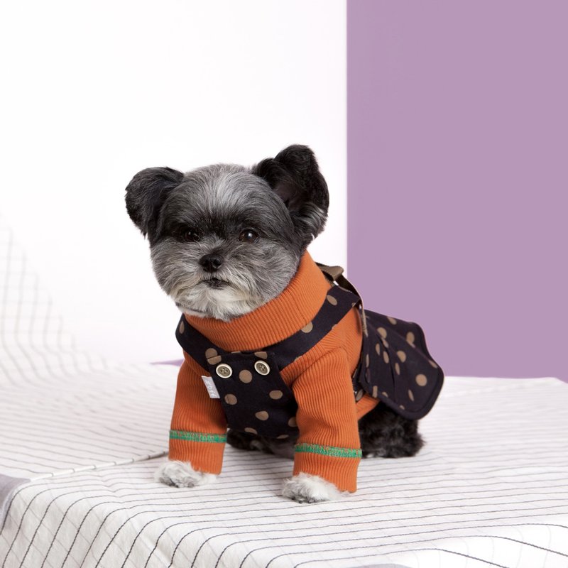 #bff 波点吊带裙 - 衣/帽 - 棉．麻 黑色